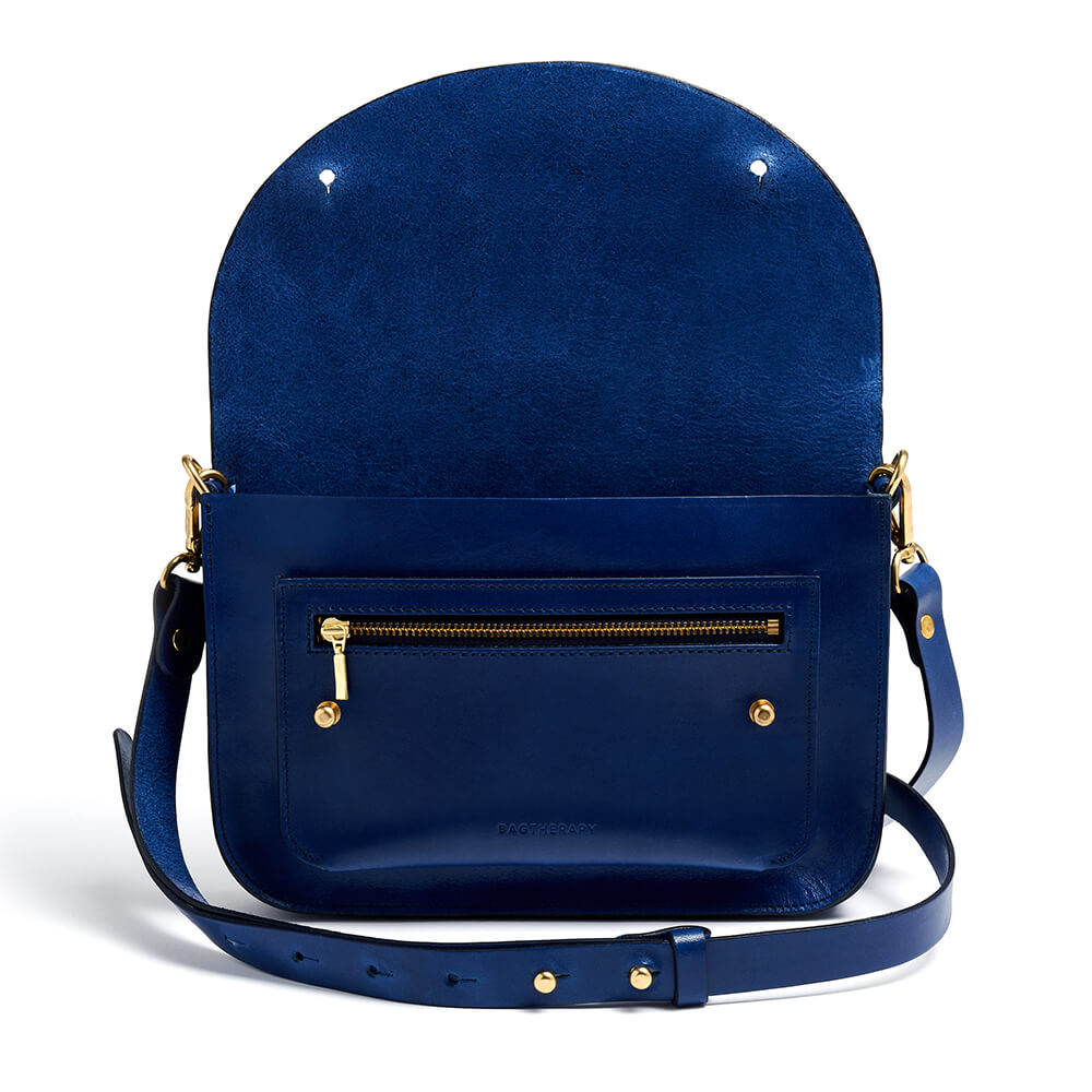 THE SMILEY BAG -Marine Blue-