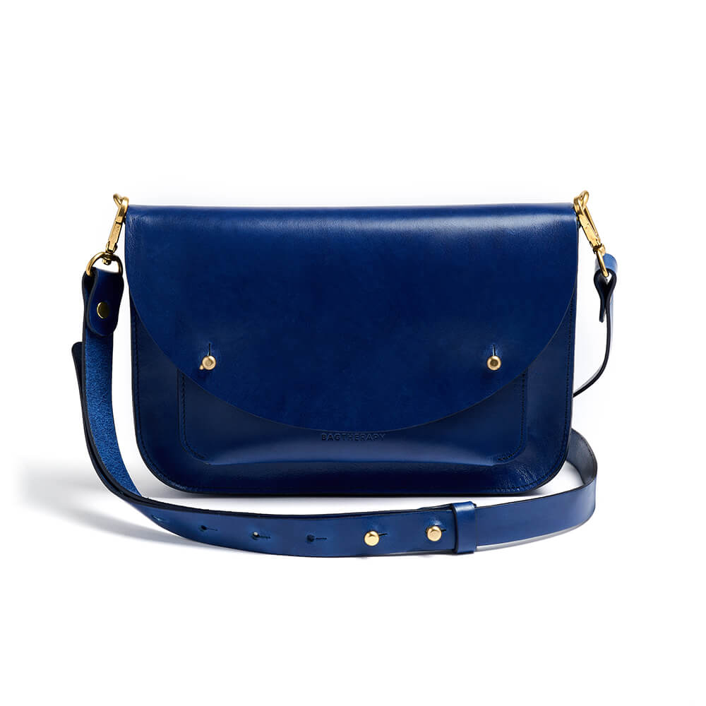 THE SMILEY BAG -Marine Blue-