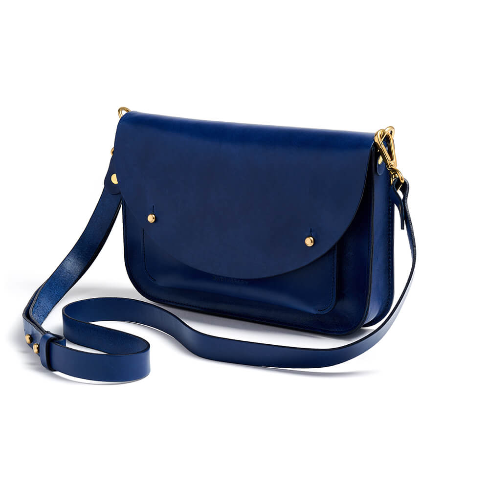 THE SMILEY BAG -Marine Blue-