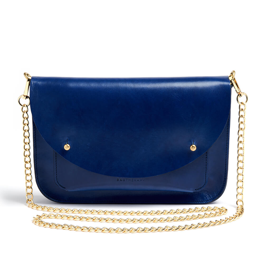 THE SMILEY BAG -Marine Blue-