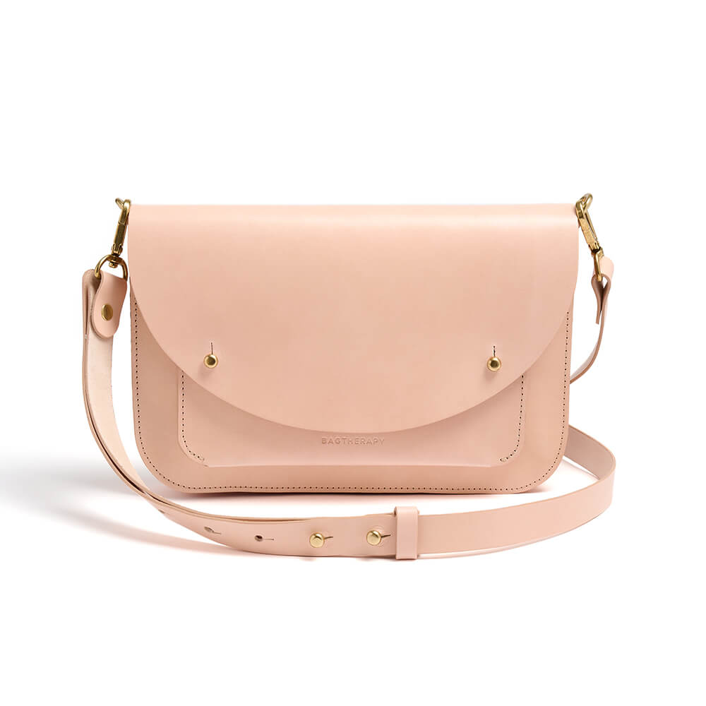 THE SMILEY BAG -Nude Pink-