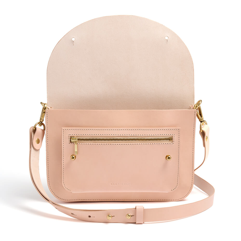 THE SMILEY BAG -Nude Pink-