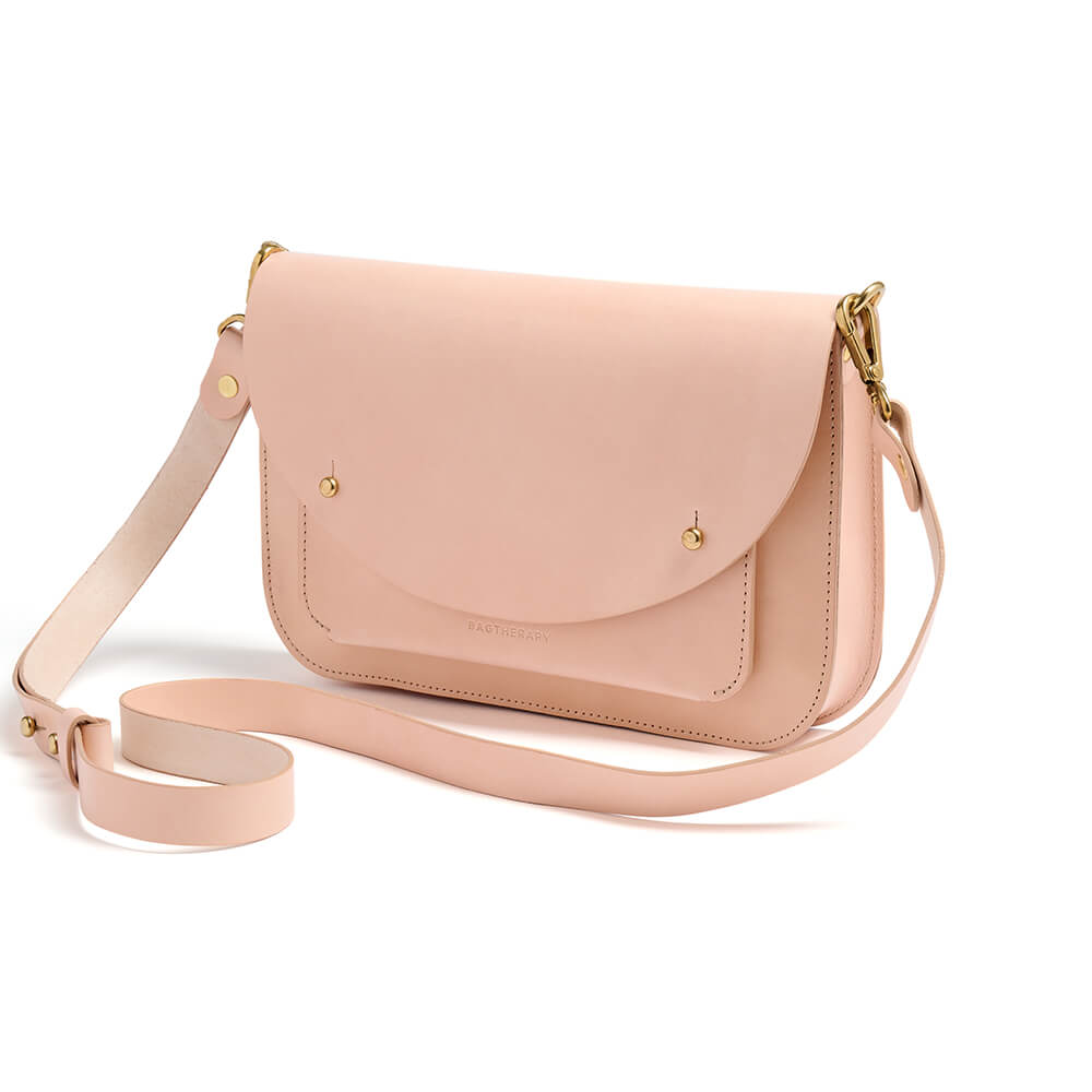 THE SMILEY BAG -Nude Pink-